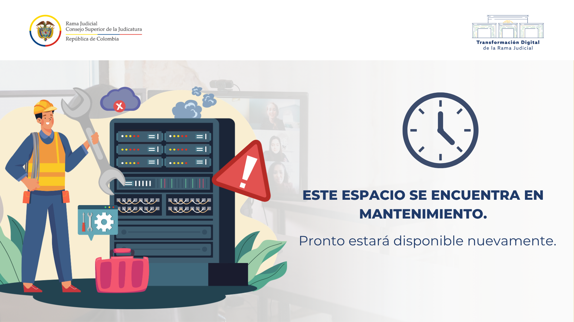 Página en mantenimiento